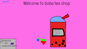 Boba tea shop