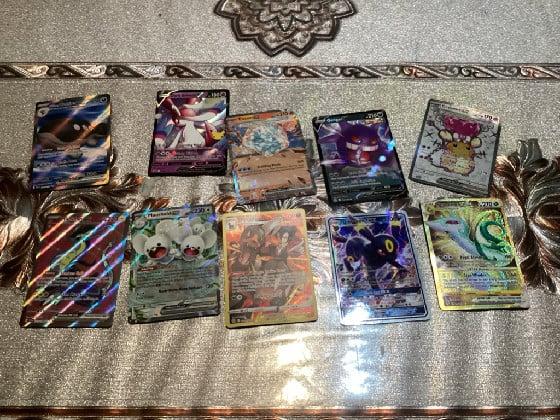 some pokemon cards