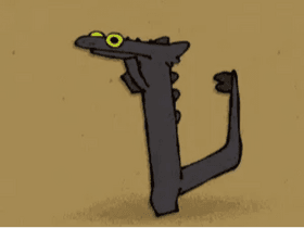 Toothless dancing meme (ANIMATED)
