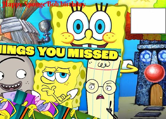 happy SpongeBob birthday