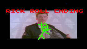 talking green friend ending rick roll