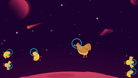 Crazy Space Chickens