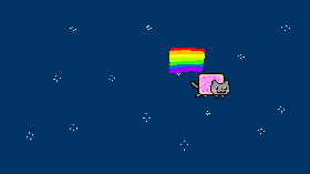 Nyan Cat draw.