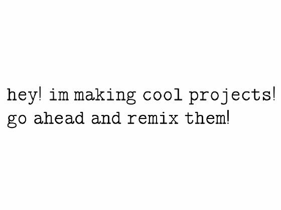 remix my projects