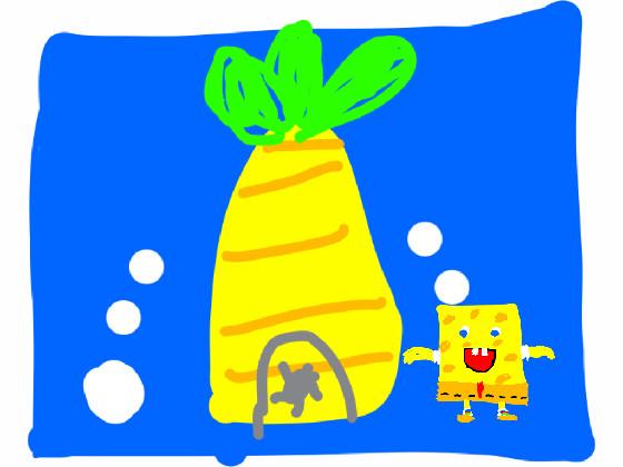 spongebob drawing.