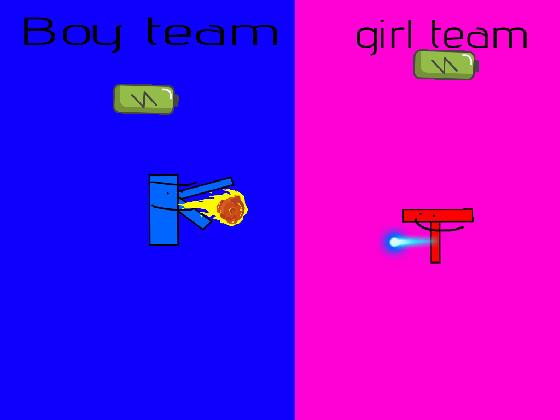boy team vs girl team