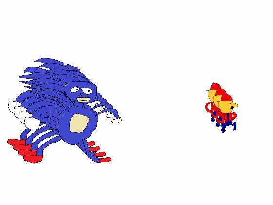 Mayro and Sanic battle