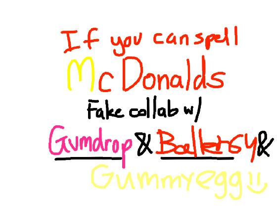 MCDONALDS!  1