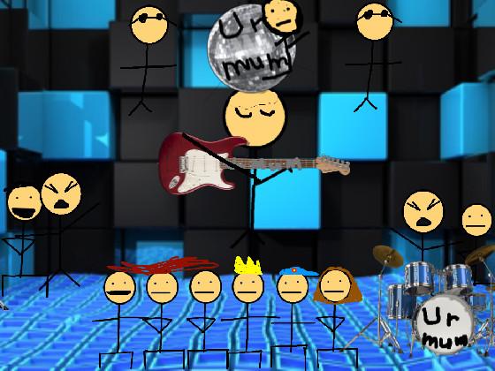 “We will rock you” Stickman