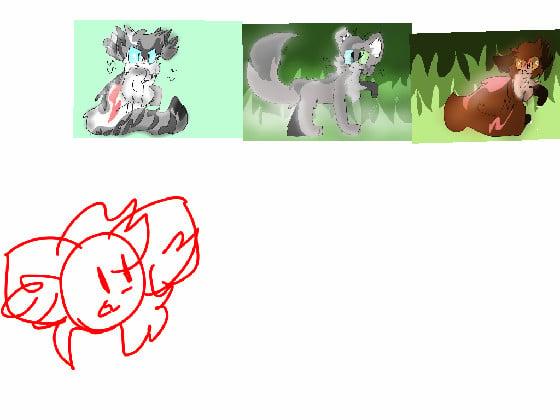 Warrior cats! (i drew)