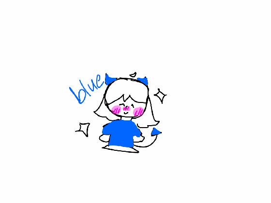 blue pink