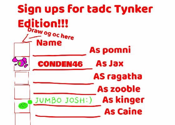 Sign ups!!! 1 1