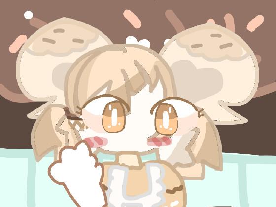 Eat ice cream アイス　食べる 1