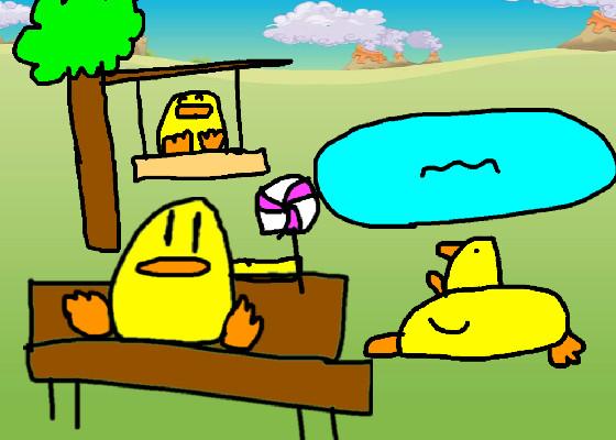 ducks at the park animation