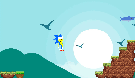 sonic survival game