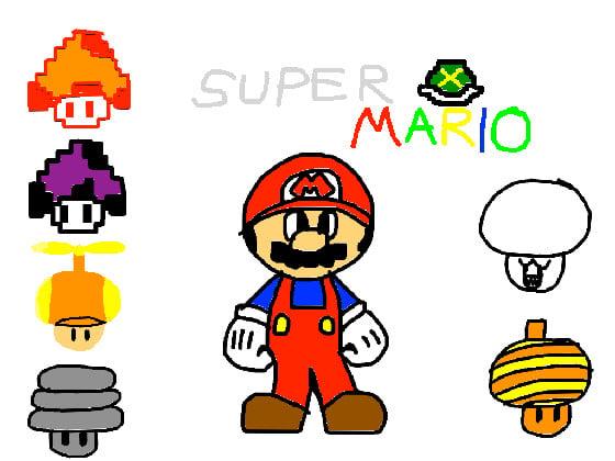 Super mario power ups: mushrooms 1