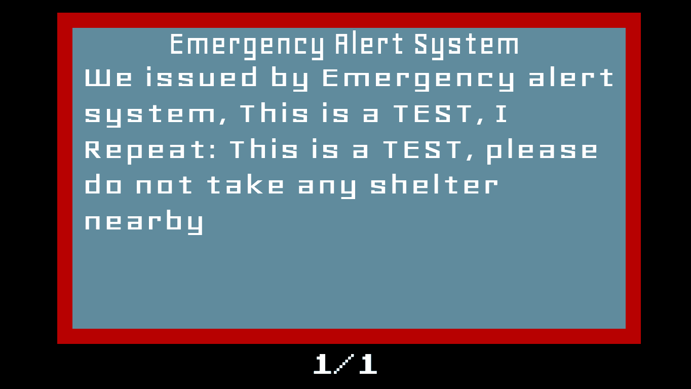 An Emergency Alert Sound I Made