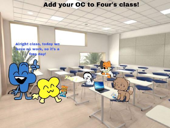 add ur oc to 4’s class!