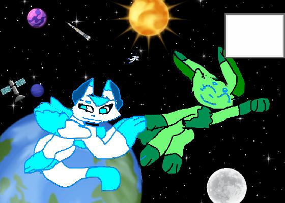 angelcat and hoppy ferret ah space 