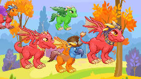 Dragon game for babies