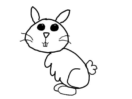 how to draw a bunny