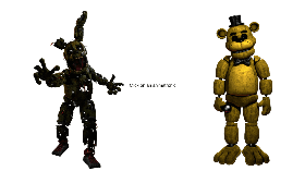 FNAF Jumpscares (Golden Freddy and Springtrap)