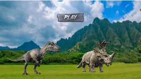 EPIC DINO BATTLE!!!!