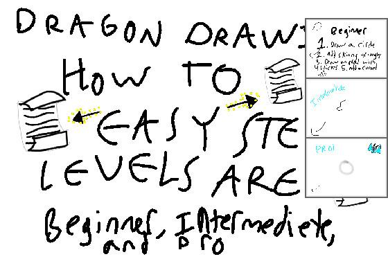 Dragon drawing tutorials!!!