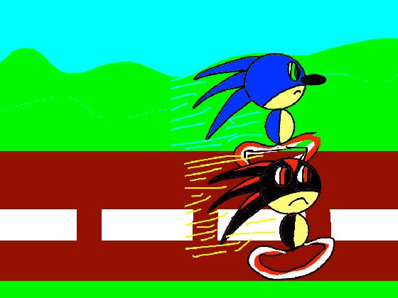 Sonic vs shadow who is faster