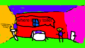 where is my toilet