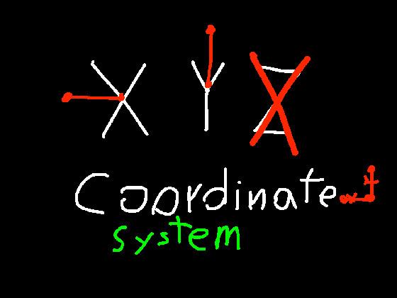 XY coordinate system