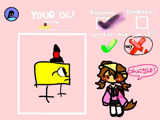 drawing your oc! 1 1