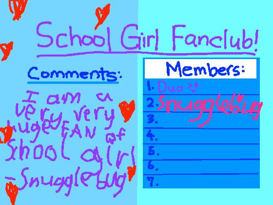 School Girl Fanclub 1