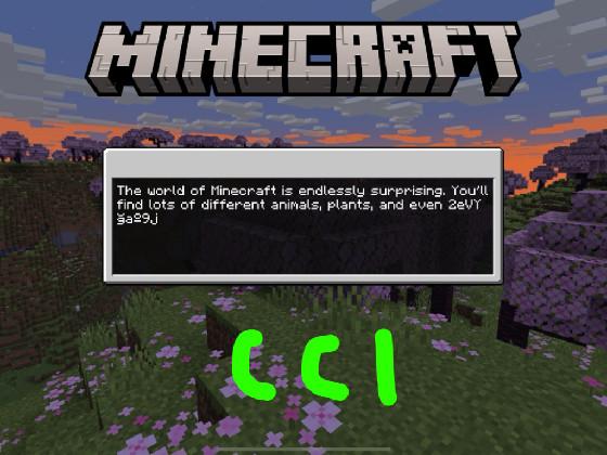 CCI:Minecraft Facts 1