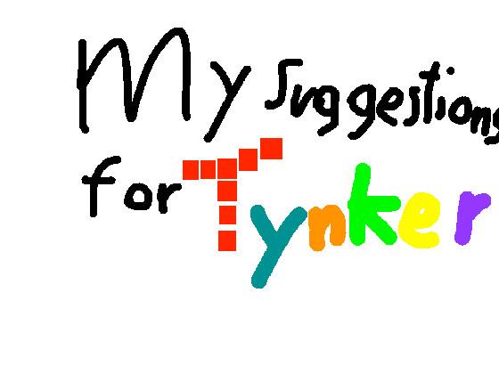 suggestions for tynker