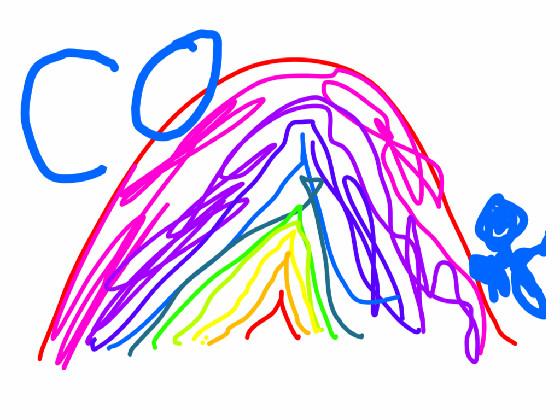 add your OC on a rainbow