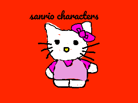 sanrio characters