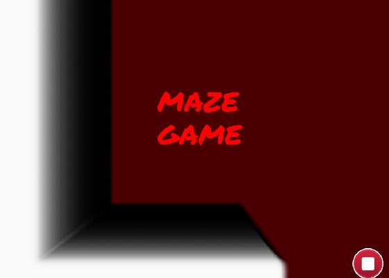 3D maze game