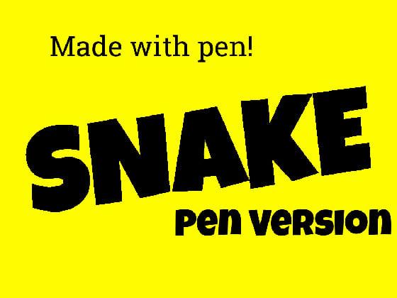 Snake - Pen Version