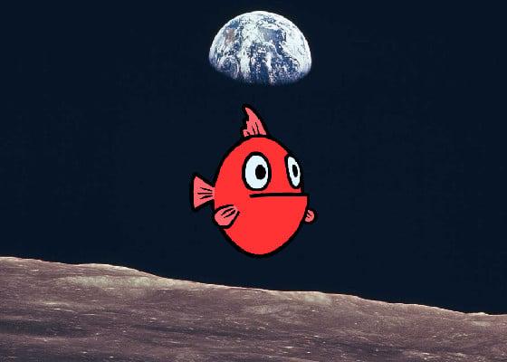 Fish on the moon