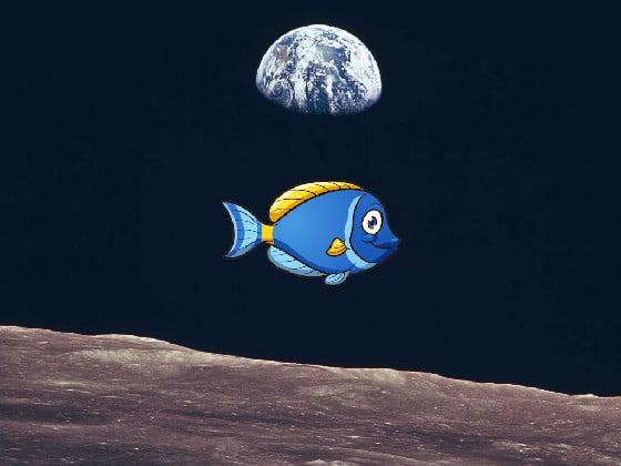 the fish on the moon