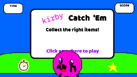 Kirby Catch &#039;Em