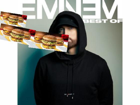 eminem eat a burger