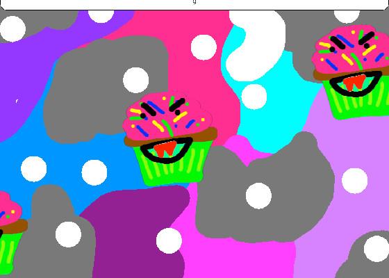 Dodge the EVIL CUPCAKES 1