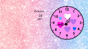 Sweet hearts Clock! 💗