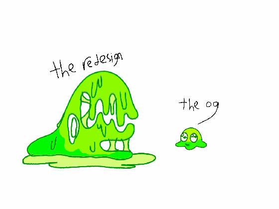 I drew slimy in my style