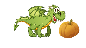 A dragon who ate fruit