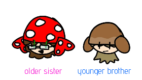 siblings 🍄🍄‍🟫