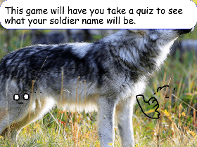 Soldier wolf name quiz