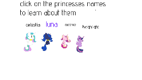 meet the my little pony princesses